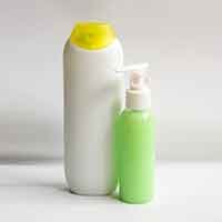 gel and lotion bottle